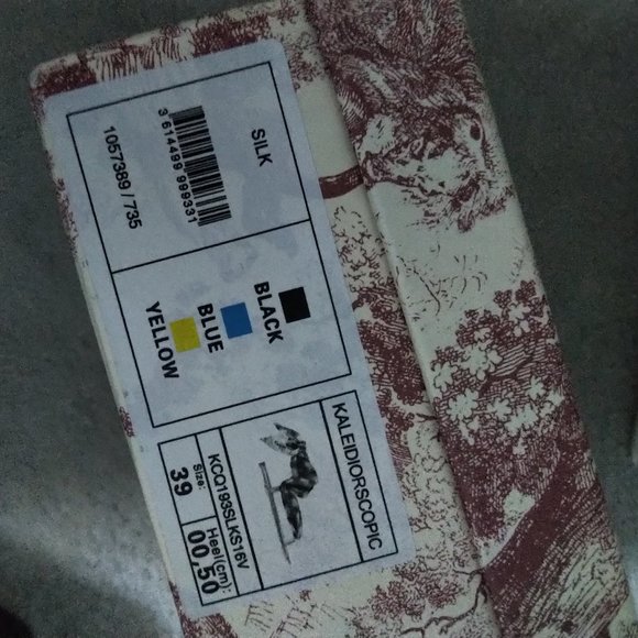 Christian Dior Kaleidiorscopic Navy Mitzah - Picture 3 of 3